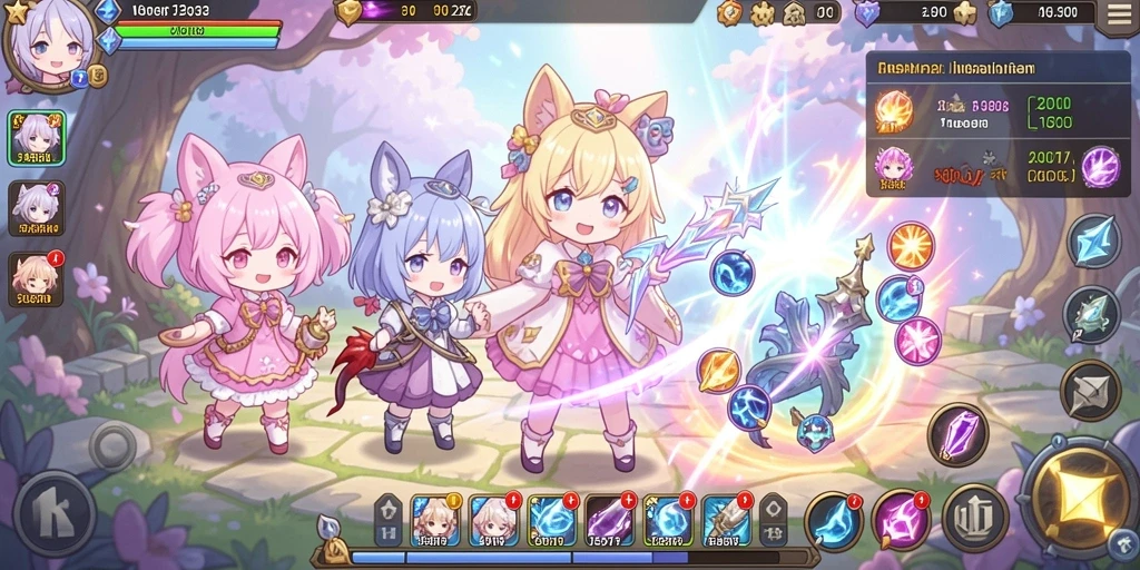 Aksi seru dalam permainan multiplayer dengan teman-teman.