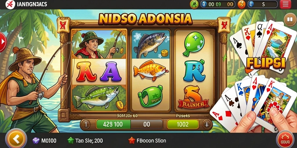 Screenshot menampilkan fitur sosial yang memungkinkan interaksi antar pemain.
