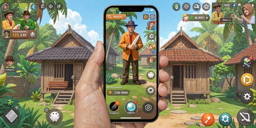 Desain lingkungan fantastis yang memukau.